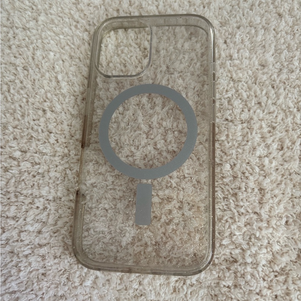 iPhone 16 clear shimmer MagSafe case